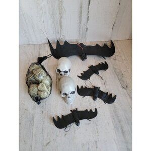 Variety Halloween Mini bats skull prop home decor figure‎ scary unique
